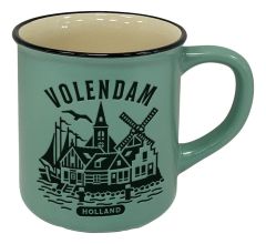 Mok "Volendam" - Groen - Groot