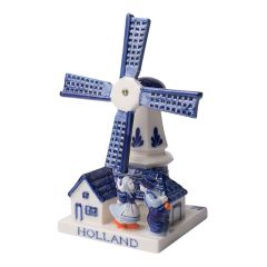 Molen met kussend paar, 9cm