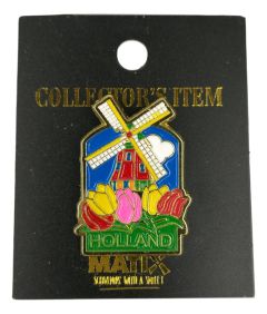 Pin "Windmolen in Tulpenveld"