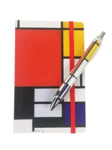 Notelet and Pen Mondrian