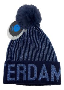 Pompom Hat Amsterdam - Blue