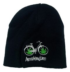 Beanie Amsterdam Weed Bike - Black