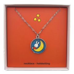 Halsketting Nijntje met Maan in cadeaudoosje