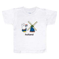 Miffy children's t-shirt with windmill - white