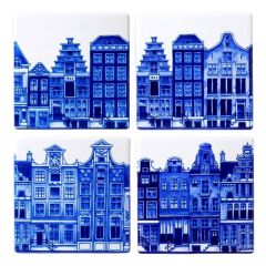 Coasters Amsterdam (ceramic), 4 pieces