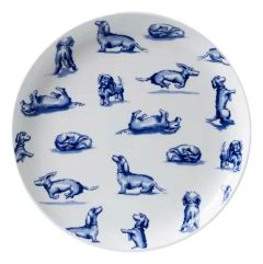 Dachshund breakfast plate