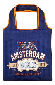 Foldable Bag "Amsterdam Bikes"