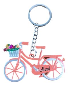 Keychain "Orange Bike" - Holland