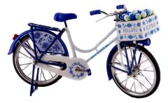 Fiets "Delfts Blauw met Hollandse Tulpen"