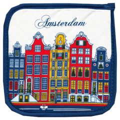 Pannenlappen set Grachtenhuisjes kleur