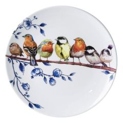 Wall plate "Forest Birds", 26 cm