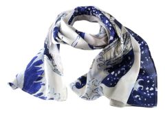 Scarf "Hokusai, The Great Wave"