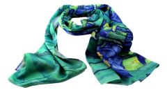 Scarf "Irises", Vincent Van Gogh