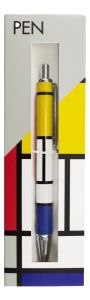 Ballpen in box, Mondriaan