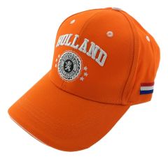 Cap Holland Orange Coat of Arms Round