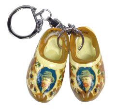 Keyring With two Wooden Clogs, Vincent van Gogh with Felt Hat