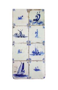 Bookmark Delft Blue Tiles