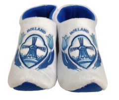 Delft Blue Clog Slippers