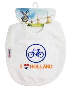 Slabbetje I Love Holland Fiets