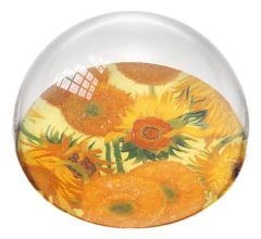 Paperweight Sphere Sunflowers