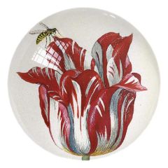 Paperweight Sphere "Four Tulips With Insects, Jacob Marrel"