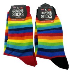 Pair of Rainbow Socks - Ladies 35-41