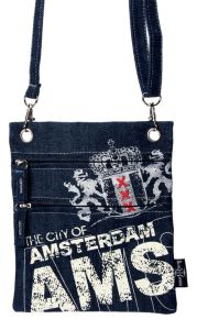 Robin Ruth Amsterdam Travel Pouch - Denim Blue