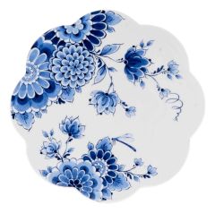 Delft Blue Applique - Flower & Insects - 23.5 cm