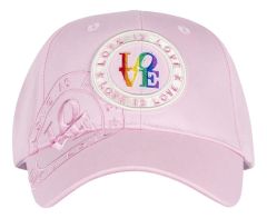 Cap All Pride Love is Love - Roze