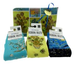 Gift Set Men's Sock Set 41-46 "Van Gogh" -- Robin Ruth