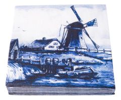 Servetten met Windmolens - 3 laags