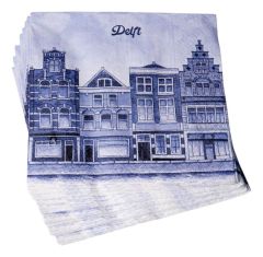 Pakje Servetten "Delft" (20 stuks)