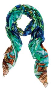 Art Scarf "Irises"