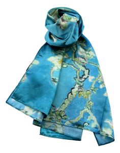 Scarf "Almond Blossom" - Satin