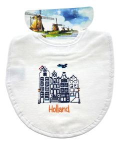 Slabbetje met Grachtenhuisjes - Holland