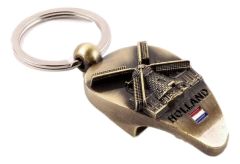 Keyhanger / opener Windmill Holland, Copper