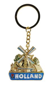 Keyhanger golden Dutch Mill 
