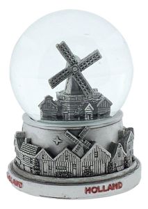 Waterbol Holland Zilver, 9 cm 