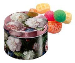 Lekkernij blik Bloemen van de Heem met oud Hollands snoepgoed