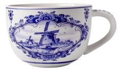 Soup bowl "Mill landscape"