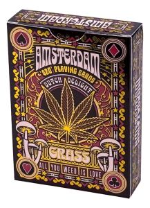 Red Weed Playing Cards