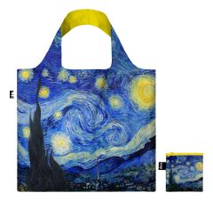 Loqi Foldable Shopper "Starry Night, van Gogh"