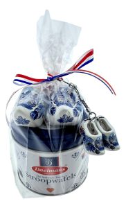 Syrupwaffles in a Tin with Clogs and Keychain - Amsterdam
