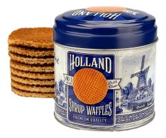 Syrupwaffles in Tin "Delft Blue Classic"