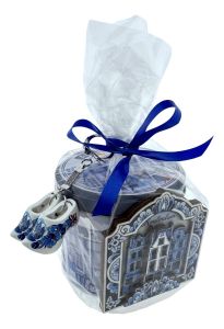 Stroopwafels in a tin "Amsterdam Canals" with magnet