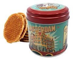 Syrup Waffles in a tin "Vintage Amsterdam"