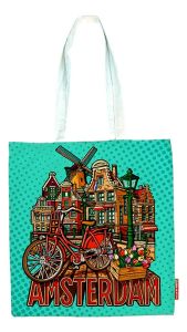 Cotton Bag "City Vibes Amsterdam"