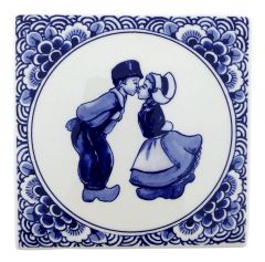 Tile "Kissing Couple", 13 cm