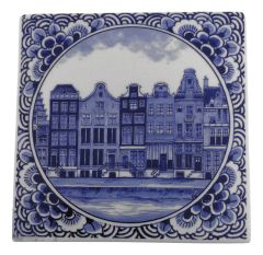 Tile Canal Houses Amsterdam, 13 cm