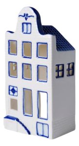House Tealight Holder 2 - Bell Gable - 15 cm